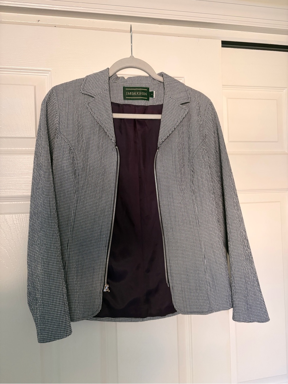 Vintage J.McLaughlin Gingham Blazer